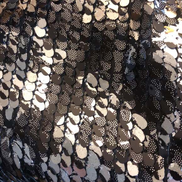 R&M Richard’s Black and silver sequin midi short sleeved dress size 22 w - Picture 8 of 12